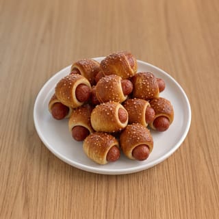 Mini Pretzel Dogs